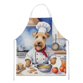 Lakeland Terrier The Chef Apron Cooking Kitchen Server Baking Crafts Gardening for Adult Women Men, Unisex, Large, Multicolor