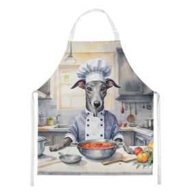 Greyhound The Chef Apron Cooking Kitchen Server Baking Crafts Gardening for Adult Women Men, Unisex, Large, Multicolor