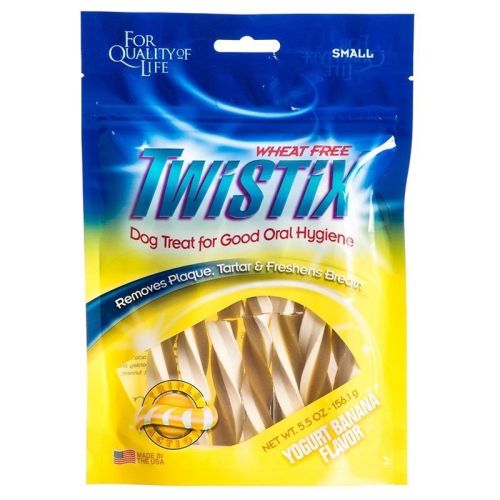 Twistix Wheat Free Yogurt & Banana Dental Dog Treats